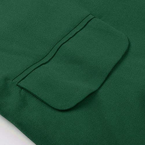 Auwer Fashion Women Long Sleeve Cardigans Solid Color Cardigans Coat Open Front Jackets (S, Green)