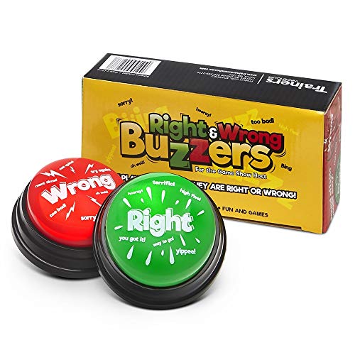 Trainers Warehouse Right & Wrong Answer Buzzers (Set of 2) New & Improved