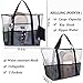 Mesh Large Tote Bag Reusable Grocery Bags Utility Bag Collapsible Heavy Duty Shopping Bag