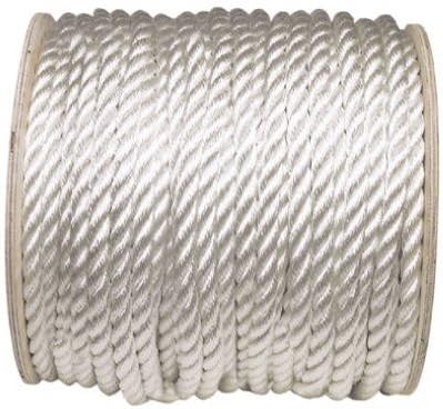 WELLINGTON CORDAGE 11016 5/8-Inch X 300-Feet White Nylon Rope