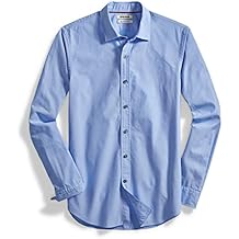 Goodthreads Men's Slim-Fit Long-Sleeve Solid Poplin Shirt