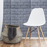 Art3d 30 Pcs 3D Grey Brick Wallpaper Peel and Stick Panels 43.5 Sq Ft view 8