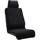 DREAMANIA Waterproof Seat Cover, Upgraded Sweat Carseat Protector, Perfect for Universal Anti-Slip Car Truck SUV Seat, Ideal for Surfing Yoga Gym Workout, Black