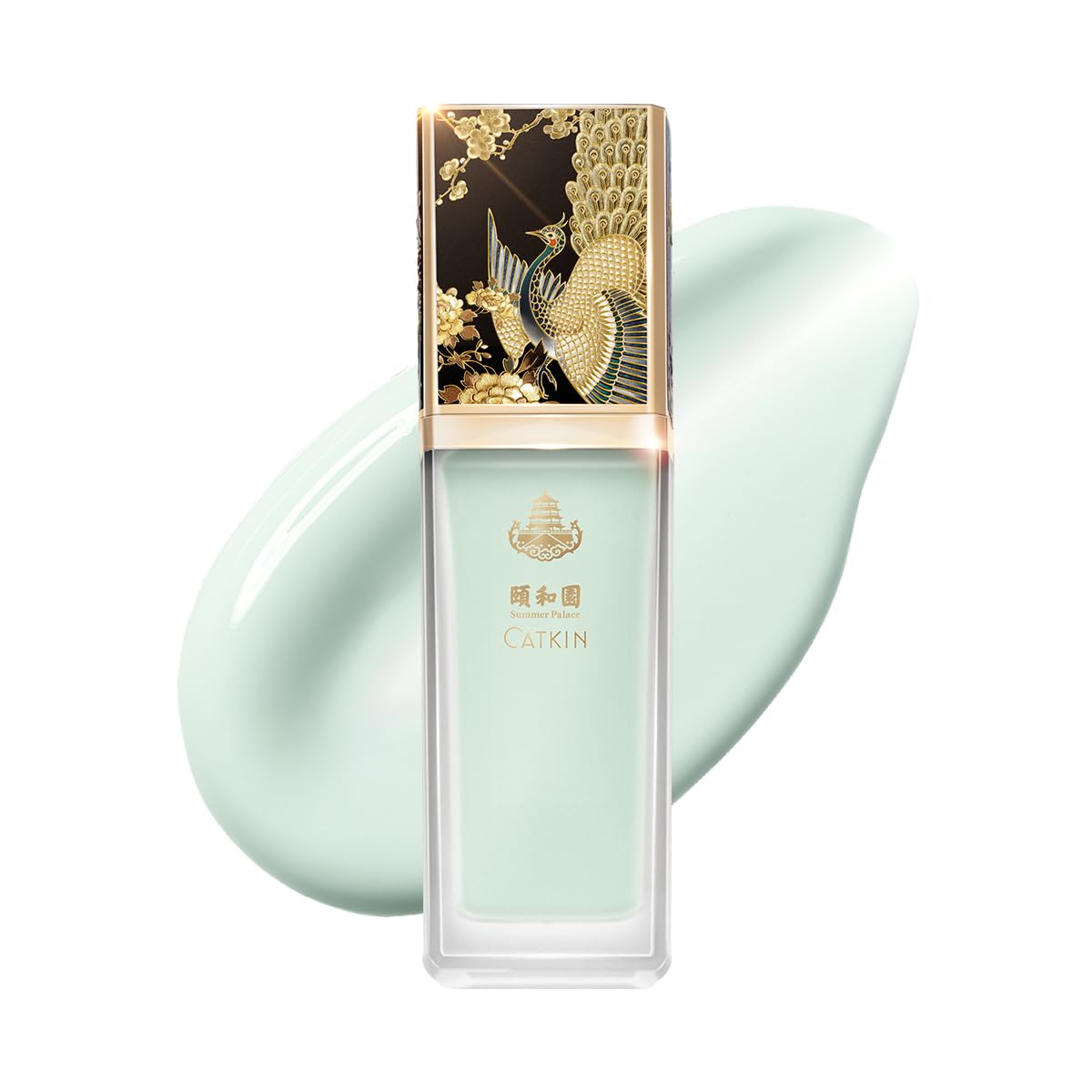 CATKIN Green Colour Corrector Primer, 4 in 1 Face Primer, Colour Corrector, Tinted Moisturiser & Pore Minimizer for Even Skin Tone & Gripping Makeup, Natural Finish, Redness & Sensitive Skin