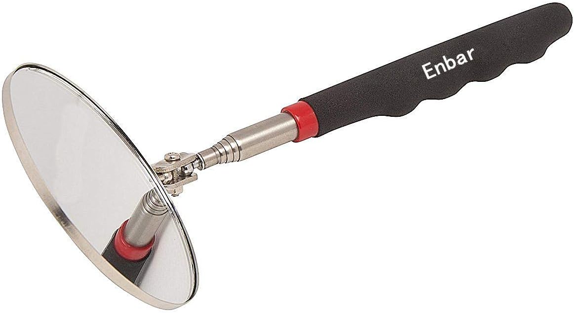 Telescopic Inspection Mirror, Circular Inspection Mirror, Telescopic