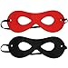 SeasonsTrading Child Red/Black Reversible Superhero Mask - Kids Mask