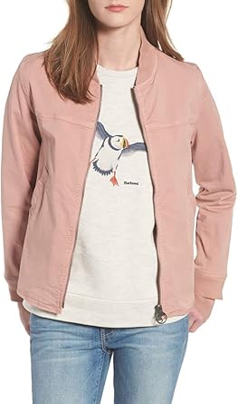 barbour pink denim jacket