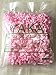 YAKA 60pcs Pink Satin Ribbon Flowers Bows Rose w/Rhinestone Appliques Craft Wedding Ornament 1.1inch
