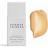 Summer Fridays Sheer Skin Tint - Skin Tint with Hyaluronic Acid - Helps Diminish Uneven Skin Tone - Sheer to Light Coverage - Shade 3 - Light with Golden Undertones (1 Fl Oz)