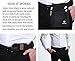 WINCAN RFID Neck Wallet Blocking- Concealed Passport Holder & Travel Pouch (Black)