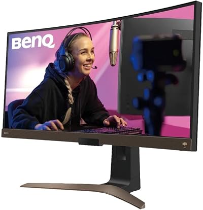 BenQ EW3880R 38 inch Curved Ultrawide QHD+ IPS HDR USB-C 60W Monitor Black