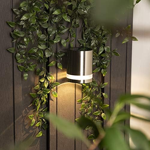 Applique murale solaire extérieure - Sans fil - IP44 - Étanche - 35 lm - Éclairage de jardin - Lampe extérieure murale - 10.030.77