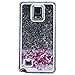 Galaxy Note 4 Skin Protective TOOPOOT Dynamic Glitter Paillette Quicksand Case For Samsung Galaxy Note 4 (Silver)