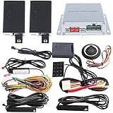 EASYGUARD EC002-O-NS keyless go system with pke passive keyless entry remote engine start stop touch password entry keypad automatic owner identify slim key fob