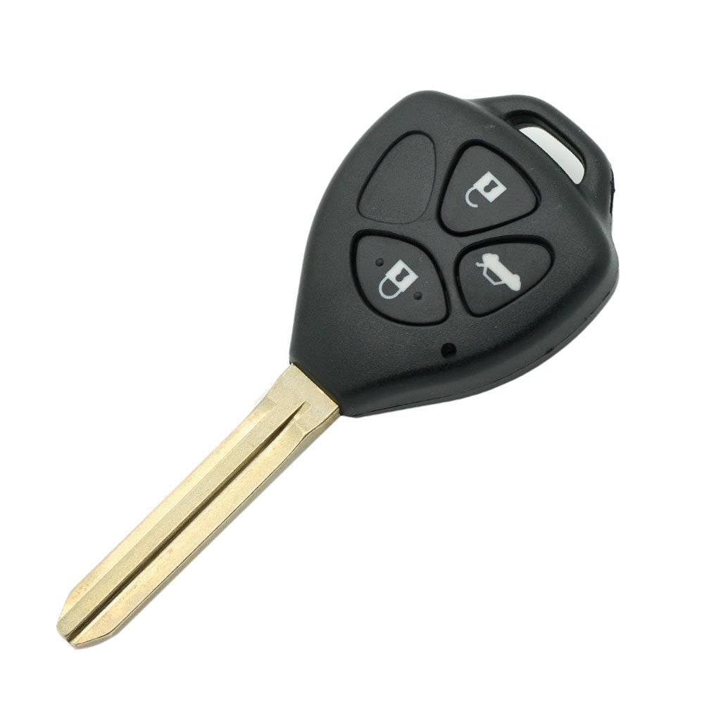 BROVACS Replacement Key Shell Compatible with TOYOTA 3 Button Keyless Entry Remote Key Case Fob PG405