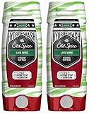 Old Spice Hydrating Body Wash - Hardest Working Collection - Live Wire - Net Wt. 16 FL OZ (473 mL) Per Bottle - Pack of 2 Bottles