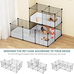 YITAHOME Guinea Pig Cage with Liner, 41x28x28 Inch