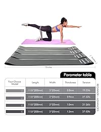 Your Choice 17 PCS Resistance Bands Set Workout Bands with 4 Exercise Tube Bands, Resistance Loop Bands, Handles, Door Anchor, Ankle Straps, Carry Bag and Instructions for Training, Physical Therapy