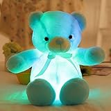 Glowing Night Light LED Large Teddy Bear Plush Toy for Kids,Animal Stuffed Pillow for Sleeping Back Cushion,Perfect Birthday Gift for Baby/Children,20 Inches