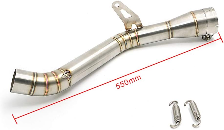 AUTOVIC 51mm Motorcycle Z900 Exhaust Middle Conncetion Link Pipe Slip on For Kawasaki Ninja900 Ninja 900 Z900 Exhaust Muffler Modified Middle Link Pipe