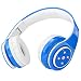 Kids Headphones Bluetooth Wireless 85db Volume Limited Childrens Headset, up to 6-8 Hours Play, Stereo Sound, SD Card Slot, Over-Ear and Build-in Mic Wireless/Wired Headphones for Boys Girls(Blue) primary