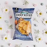 Deep River Snacks Sweet Maui Onion Kettle Cooked Potato Chips, 5-Ounce (Pack of 12)