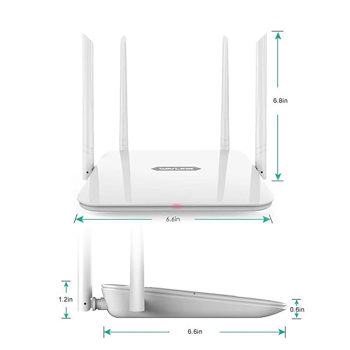 WAVLINK AC1200 Dual Band WiFi Router,Gigabit Ethernet 1200Mbps