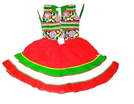 red long frock online
