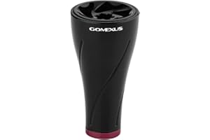 GOMEXUS Knob Compatible for Shimano Daiwa Spinning Reel Baitcasting Reel, Black Red