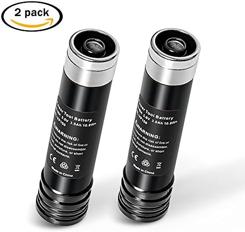 easyDecor 2 Pack 3.6v Versapak Battery Combo for Black &amp; Decker VP100 Vp105 Vp110 Vp142 Vp143 Vp7240 Sears-Craftsman; Pivot180 PLR36NC S100 S110: 151995-03 00911271000 11271 383900-03 38785 (2 pack)
