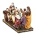 Juvale Religious Statues The Last Supper - Hand-Painted Last Supper Resin Collectible Figurine, Christian Tabletop Decoration for Home, for Christmas and Festive Celebrations, 6 x 3.5 x 2.2 inch