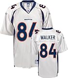 Javon Walker Jersey: Reebok White Replica #84 Denver Broncos Jersey