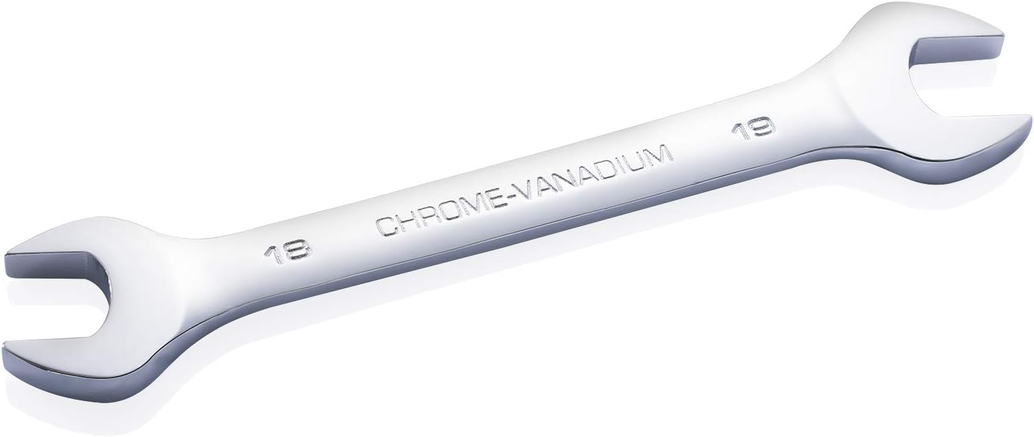 Convy GJ-0037 Double Head Open End Wrench Chrome Vanadium Steel Metric 18mm-19mm