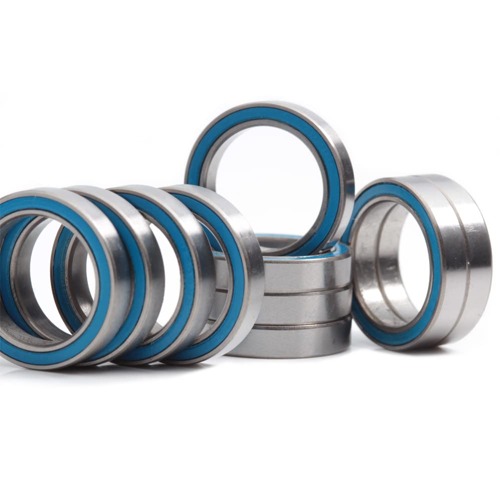 6702RS Ball Bearing 15x21x4mm,15x21 ABEC-3 Blue Rubber Sealed Precision Ball Bearings (Pick of 10pcs)