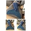 Tail-Mermaid-Coperta-uncinetto-Maglieria-morbido-Sacco-a-pelo-Soggiorno-mano-Quilt-Tutte-le-stagioni-divano-Snuggle-Tappeto-Migliore-Moda-Compleanno-Natale-Regalo