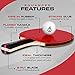 Ping Pong Paddle Set of 4 - Pro Wood Ping-Pong Paddles and 8 Light Regulation Table Tennis Balls - This 4-Player Racket and Ball Kit is the Perfect Indoor Sports Game Gift for Kids or Professional