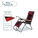 PHI VILLA XXL Oversized Padded Zero Gravity Chair, Foldable Patio Recliner, 30