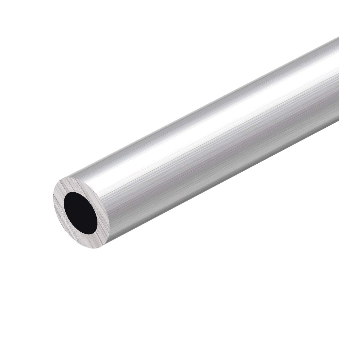 sourcing map 6063 Aluminum Round Tube, 300mm Length 20mm OD 10mm Inner Dia Seamless Aluminum Straight Tubing