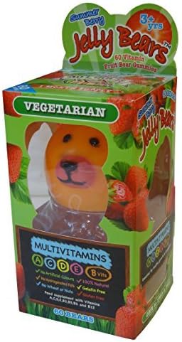 Jelly Bears Multivitamins for Childrens Fruit Bear Gummies by Jelly Bears