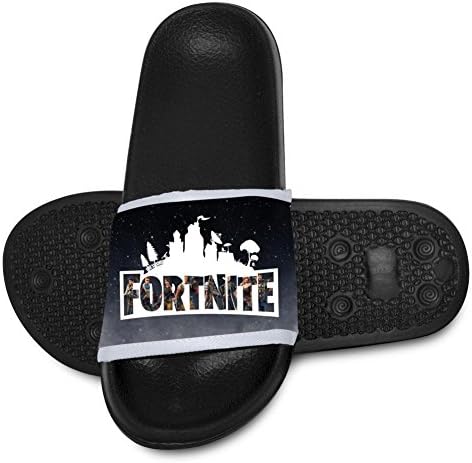 Kids Non-Slip Fortnite Game Slippers Summer Beach Sandals for Boys Girls 4 B(M) US Big kid