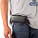 Tading iPhone SE Case, Premium Leather Belt Clip Holster Pouch with Belt Loop for Apple iPhone SE 5S 5 5C Phone with Slim Case (Not Fit Heavy Duty Otterbox Defender Commuter Case) Horizontal/Black