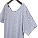 Yingkis Women Casual Summer Bikini Beach Shirt Dress Criss Cross Swimsuit Swimwear Bathing Suit Cover up,Grey L