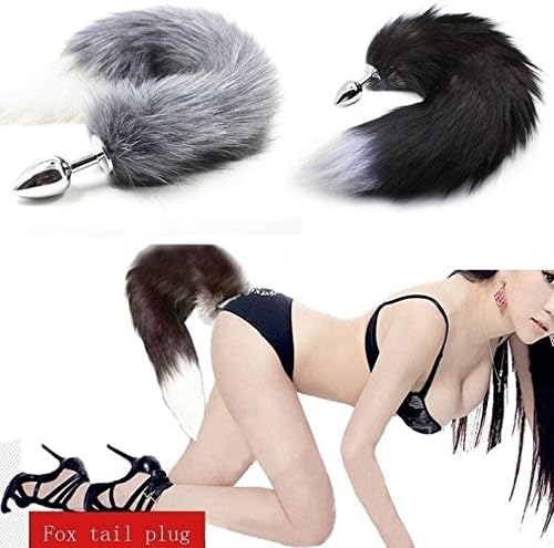HuiTao Celestehuang New Fashion Funny Love Faux Fox Tail Butt Backyard Stopper Sexy Romance Sex Adult Celestehuang@ZT5919 Color Random Celestehuang (Color Multicolor)