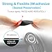VOLPORT 3M Car Mount Adhesive and Phone Magnets Replacement Kit, 6 Pack Magic Mount Cell Phone Metal Plates with 8 Pack Double Side Round Sticky Tape Circle Sticker Pads for Dash Magnetic Phone Holder