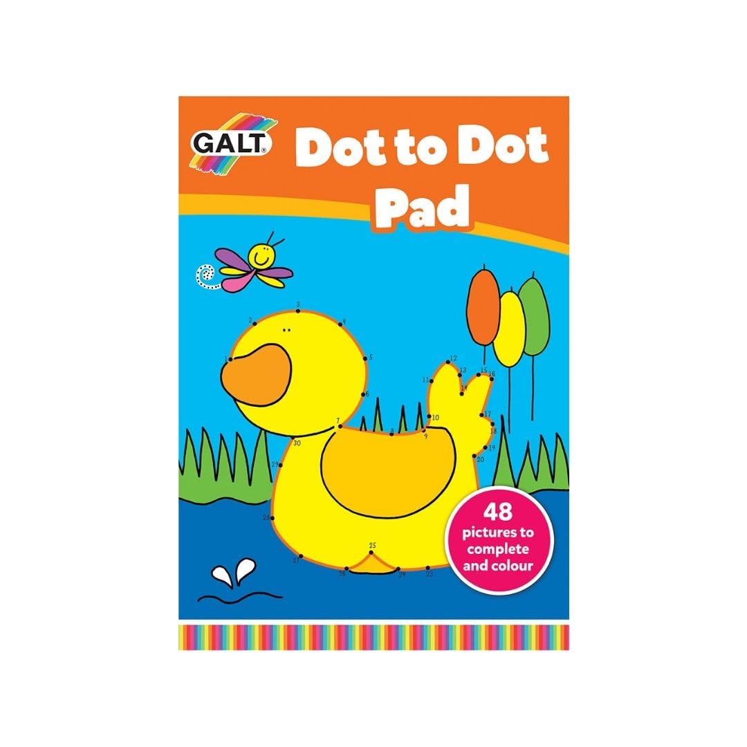 Galt Toys, Dot to Dot Pad, Activity Books for Kids, Ages 5 Years Plus