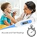 Digital Medical Thermometer, Adoric Rectal and Oral Thermometer for Adults and Babies, Thermometer for Fever - Accurate and Fast Readings with Fever Indicator