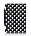 Kindle Fire HD 7 2014 Case, roocase Dual View 2014 Fire HD 7 Folio Case with Sleep / Wake Smart Cover with Multi-Viewing Stand for Amazon Kindle Fire HD 7 Tablet (4th Generation - 2014 Model), Polkadot Black