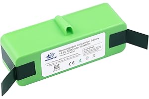 melasta 14.8V 5200mAh Lithium ion Battery Replacement Compatible with iRobot Roomba 980 960 985 690 801 850 860 870 880 891 895 770 780 790 640 650 652 655 665 670 671 675 680 685 695