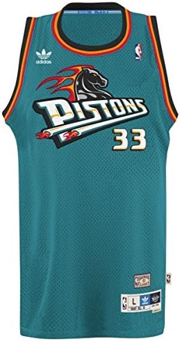 Adult Grant Hill Detroit Pistons NBA Throwback Swingman Jersey Large