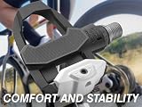 LOOK KEO Classic 3 Bike Pedals Clipless 400 mm² Platform Black White view 3